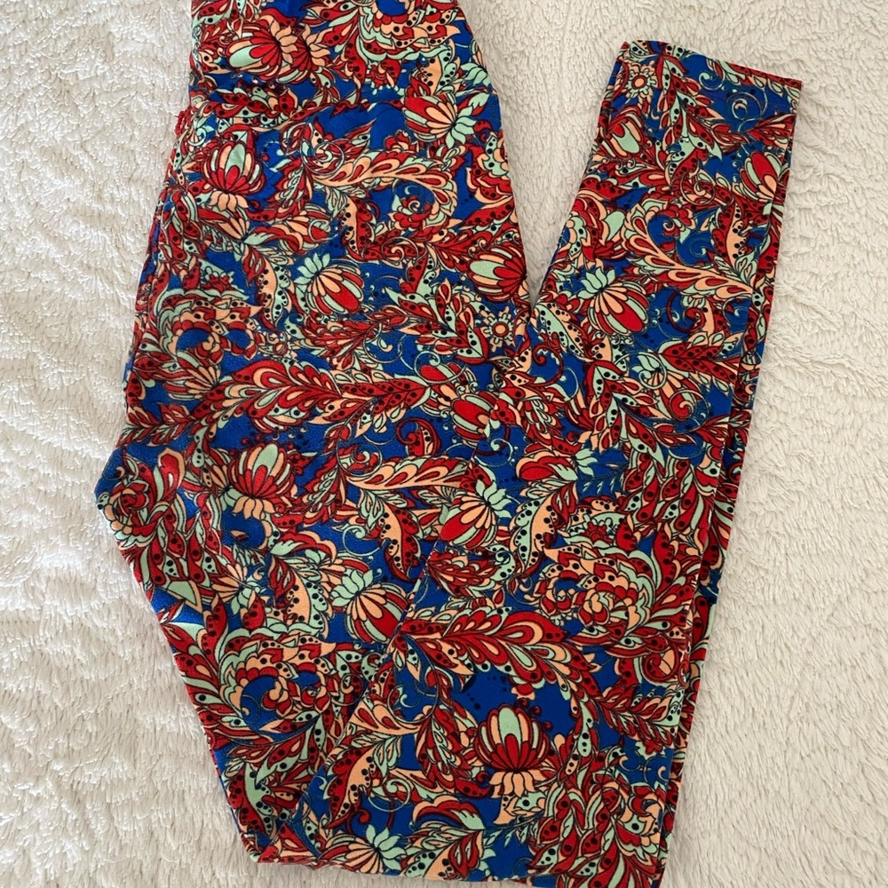 Lularoe OS leggings EUC